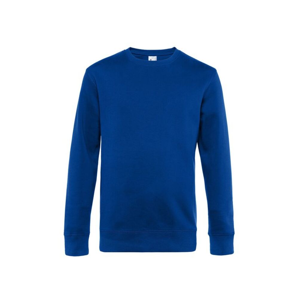 B&C Mens King Crew Neck Sweater / Royal Blue